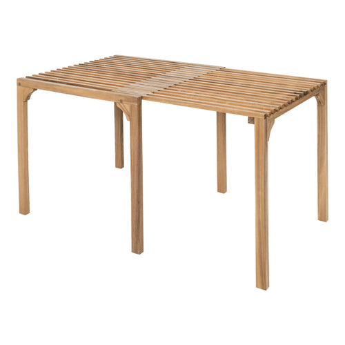 Riviera Outdoor Patio Extendable Dining Table, Natural
