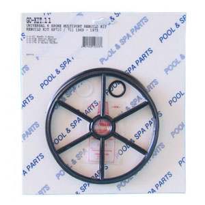 Aladdin Universal Multiport Valve Repair Kit, 6-Spoke, for SP710/711, model GO-KIT11