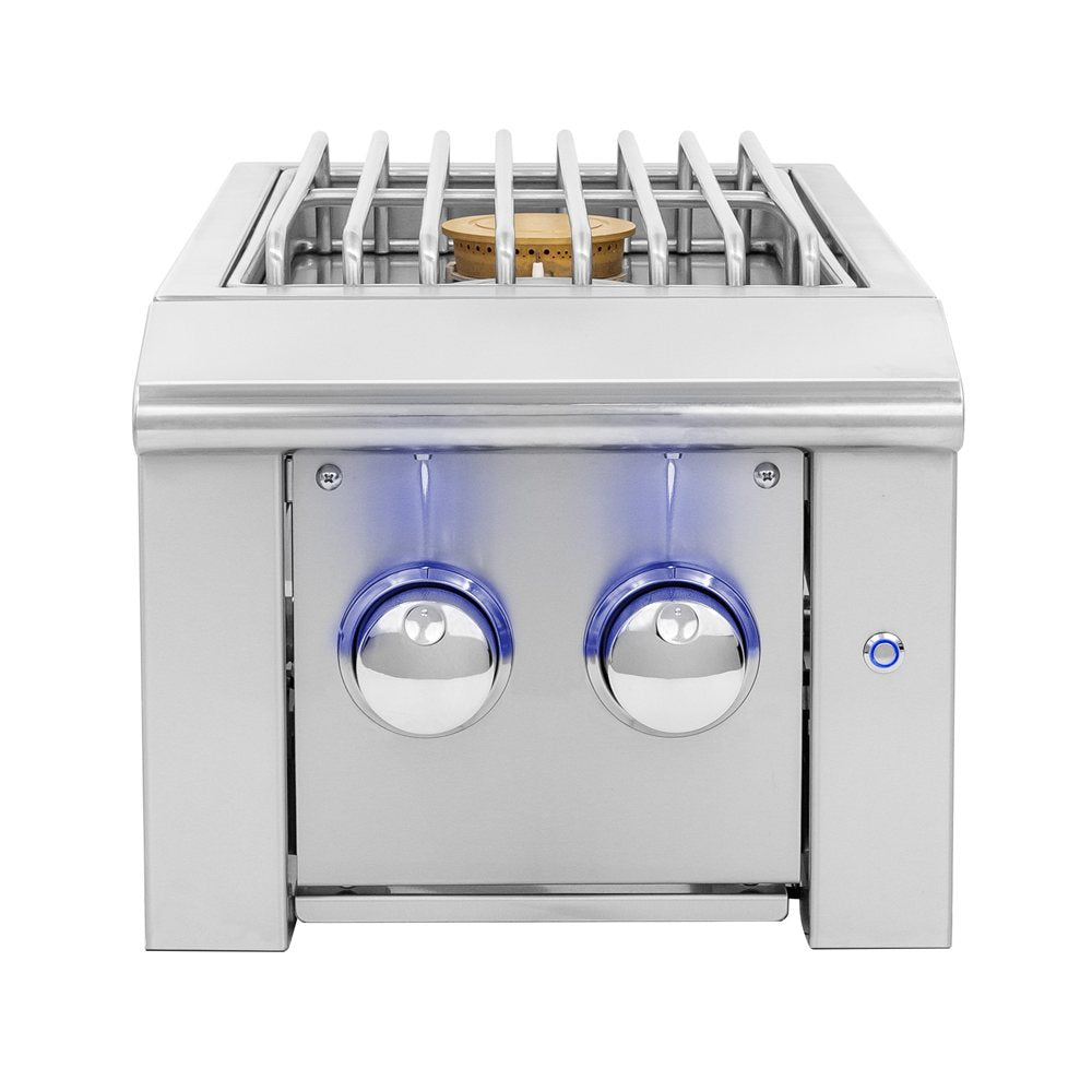 American Made Grills ALTSB2-NG Alturi natural gas double side burner with LED illumination
