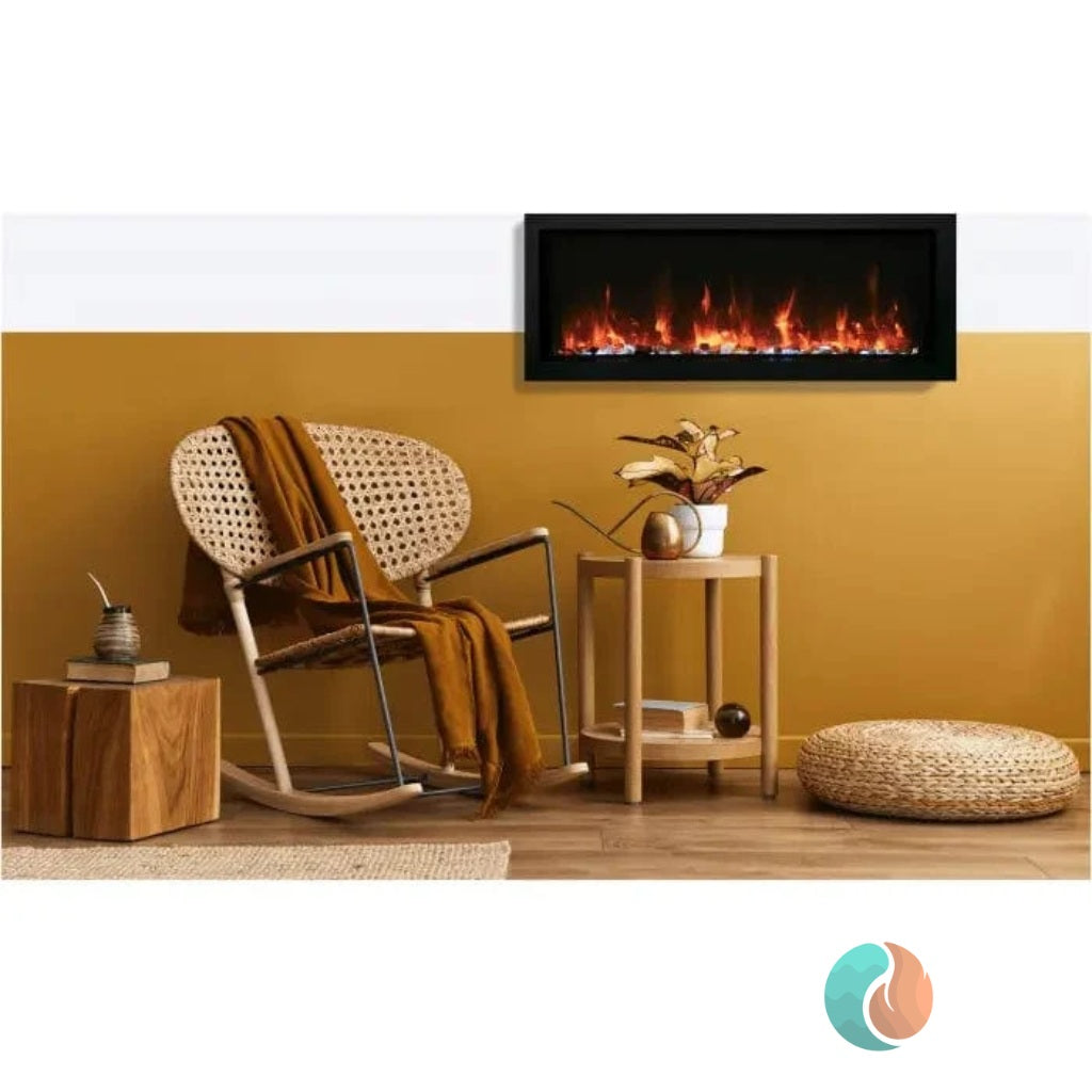 Amantii Panorama Xtraslim Lumina Smart Electric Fireplace, 40 inch, Indoor/Outdoor, model BI-40-XTRASLIM-LUMINA, view 2