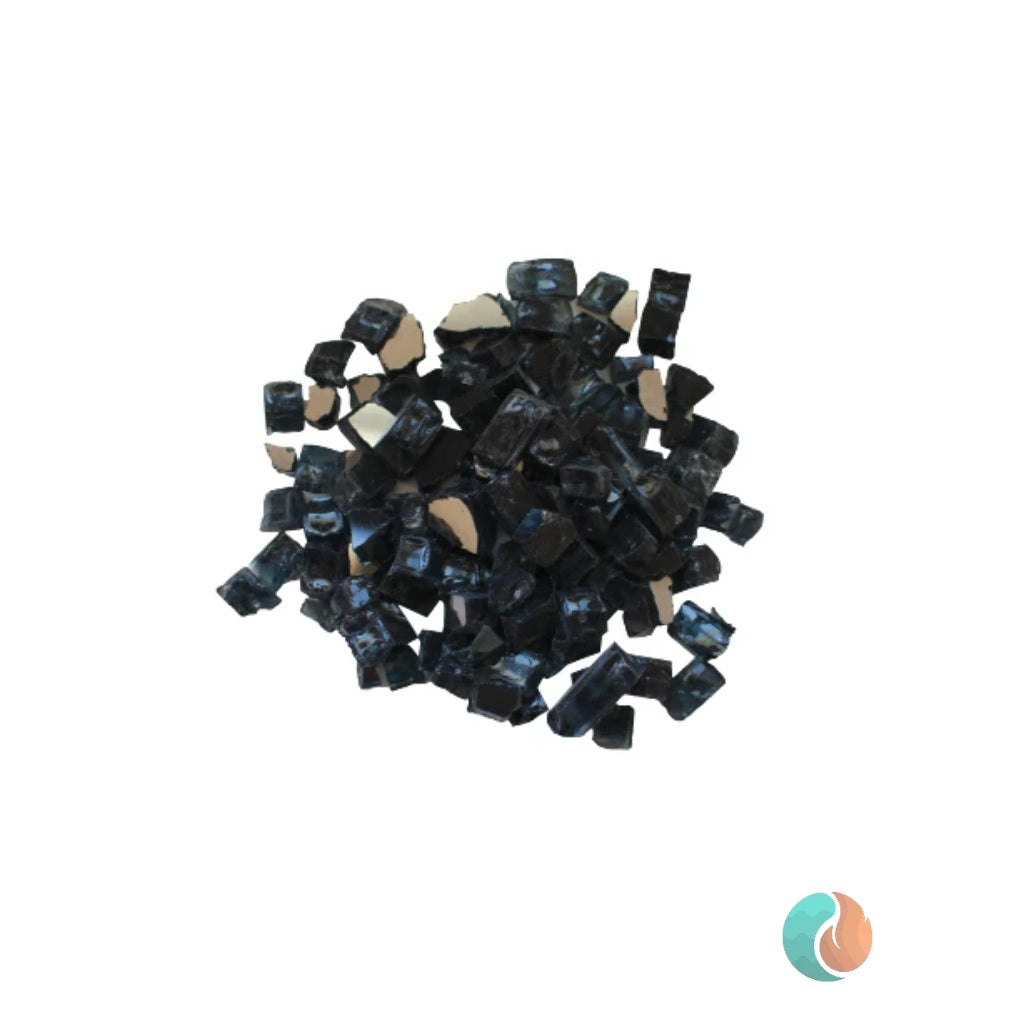 Amantii Reflective Fire Glass Media, 1/2", Charcoal | AMSF-GLASS-03