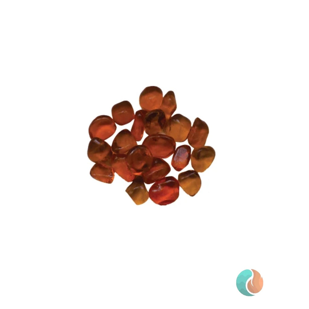 Amantii Small Beads Fire Glass Media, Orange | AMSF-GLASS-10