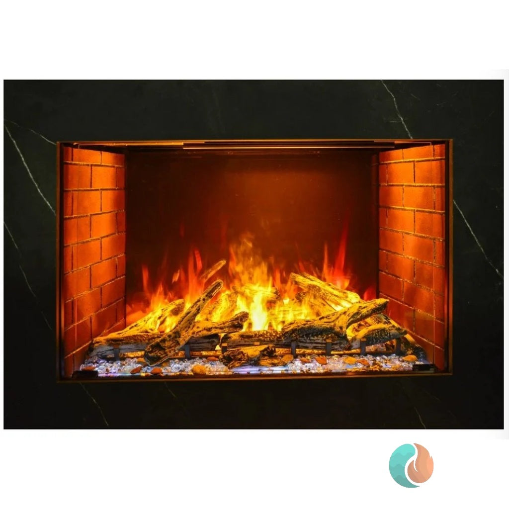 Amantii Signature Built-In Electric Fireplace, 38", with Optimyst | BI-TRD-38-SIG