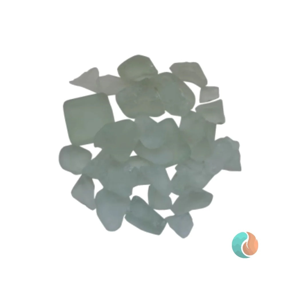 Amantii Frosted Fire Glass Media, White | AMSF-GLASS-07