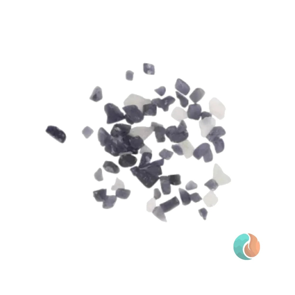 Amantii Fire Glass Media, Smokey Grey & White | AMSF-GLASS-14