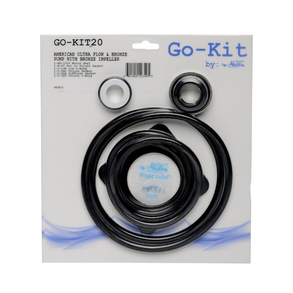 Aqua Terra Backyard - Aladdin GO-KIT20 American Ultra-Flow pump repair kit parts