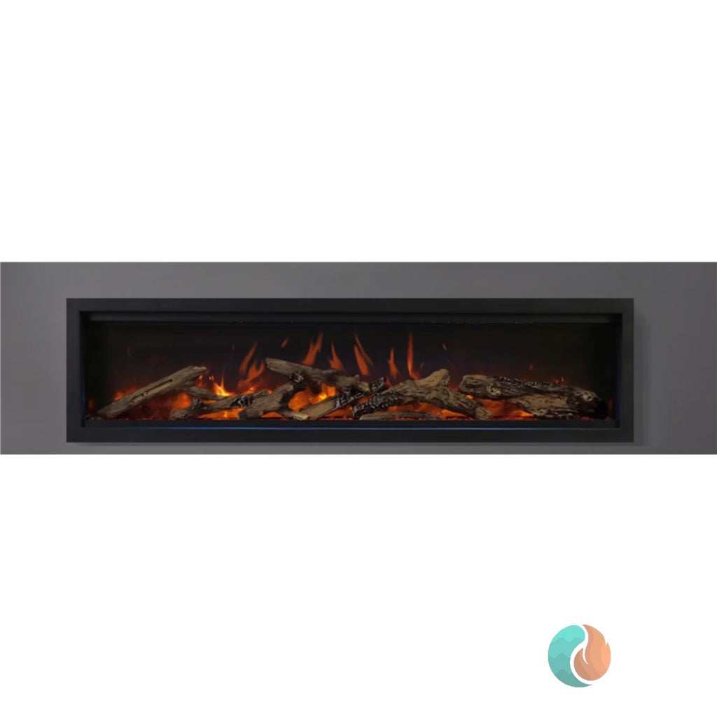 Amantii Symmetry Xtra Tall Lumina Smart Electric Fireplace, 60", Indoor/Outdoor | SYM-60-XT-LUMINA
