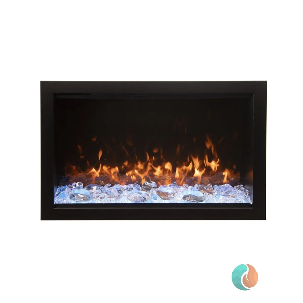 Amantii Traditional Lumina Electric Fireplace, 30", Indoor/Outdoor | TRD-30-LUMINA