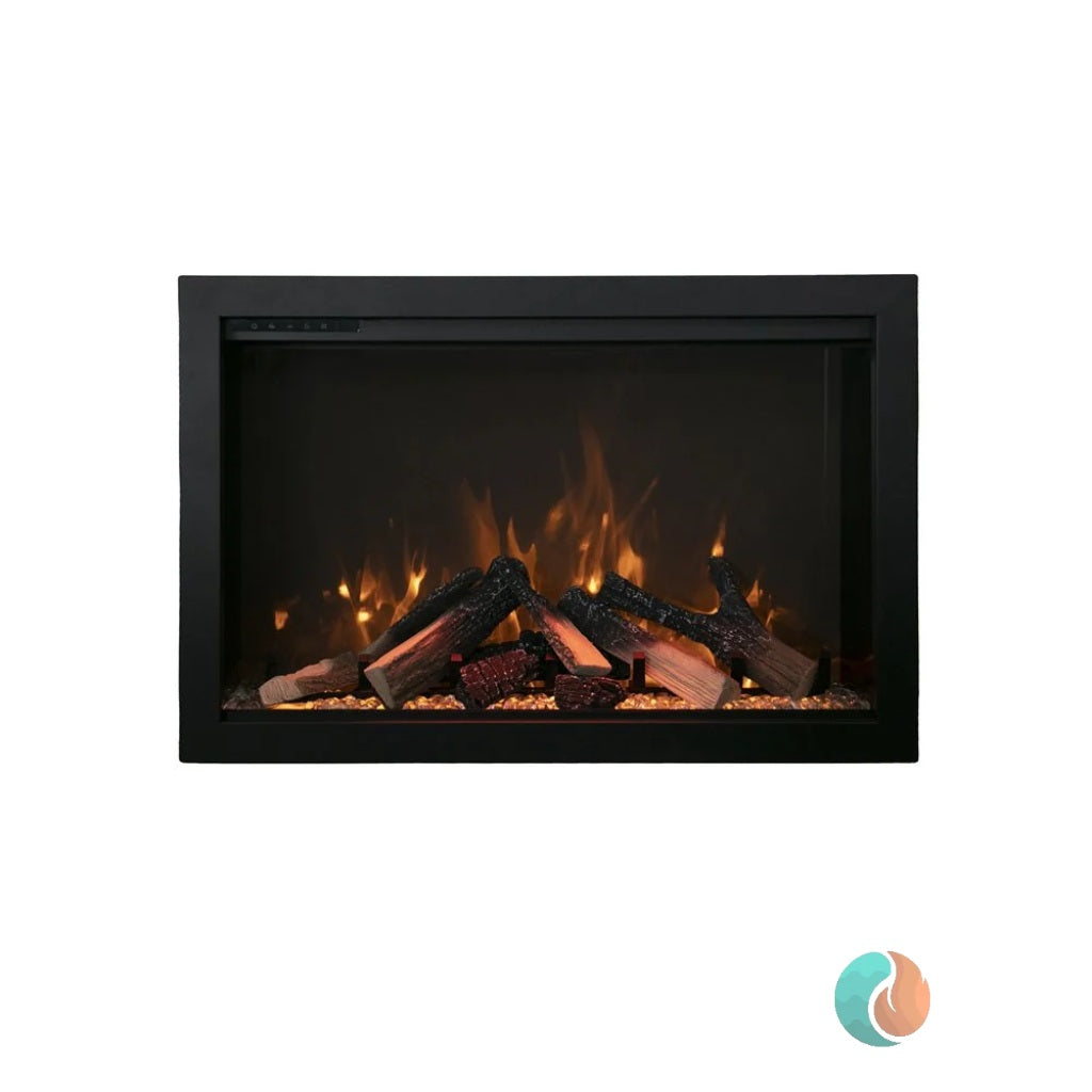 Amantii Traditional Bespoke Electric Fireplace, 33", Indoor/Outdoor | TRD-33-BESPOKE