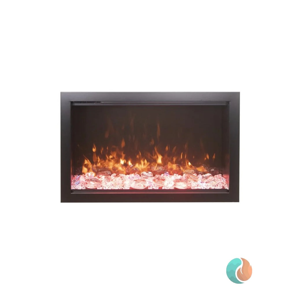 Amantii Traditional Lumina Electric Fireplace, 38", Indoor/Outdoor | TRD-38-LUMINA