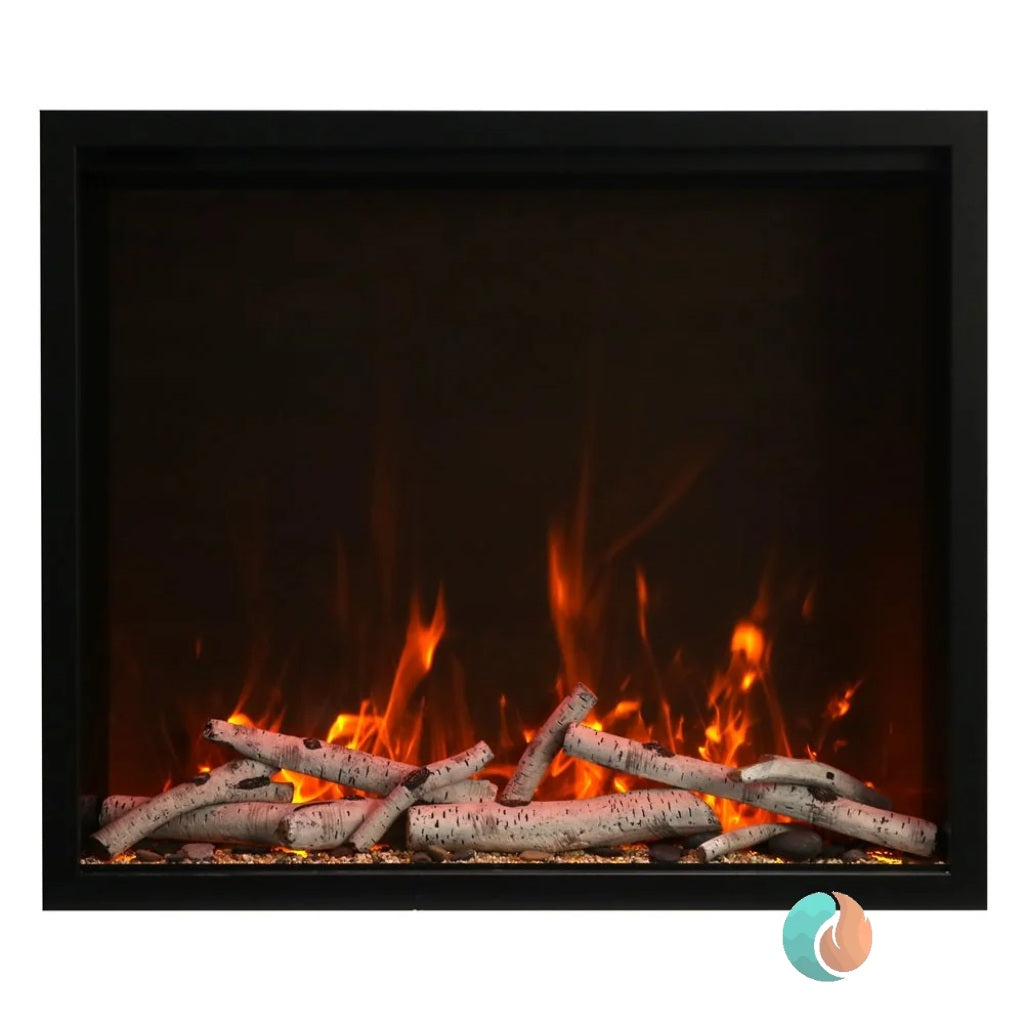 Amantii Traditional Lumina Electric Fireplace, 44", Indoor/Outdoor | TRD-44-LUMINA