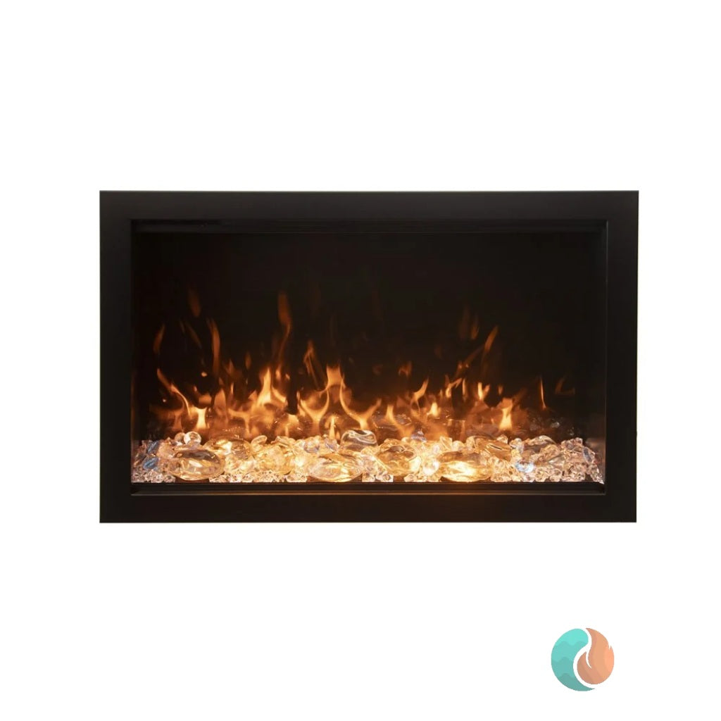 Amantii Traditional Lumina Electric Fireplace, 48", Indoor/Outdoor | TRD-48-LUMINA