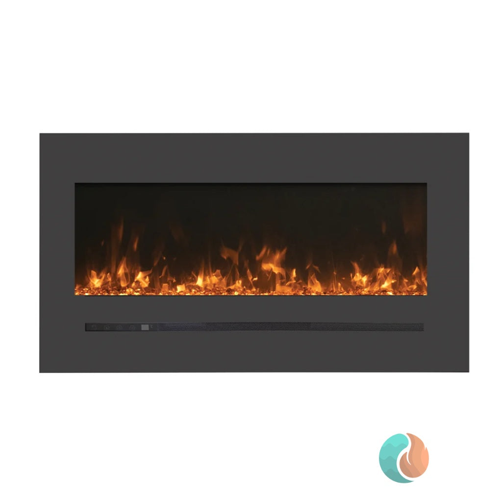 Amantii Wall Mount & Flush Mount Electric Fireplace, 26" | WM-FML-26-3223-STL