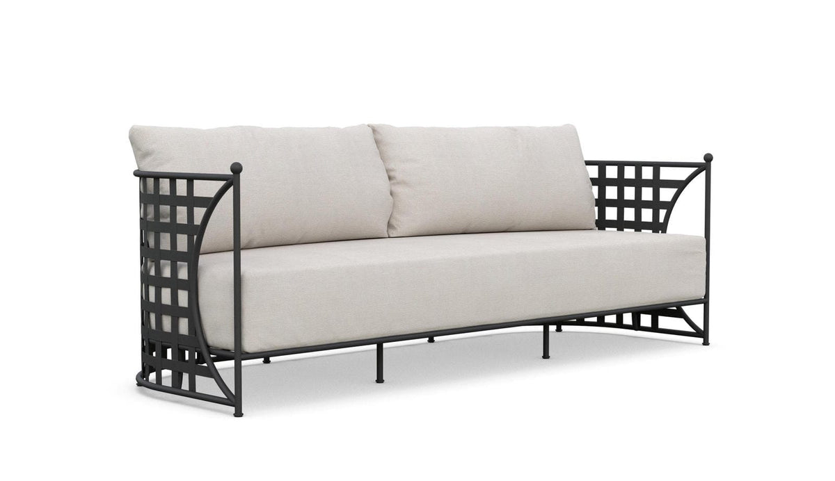 Athens 3 Seat Sofa, Noir