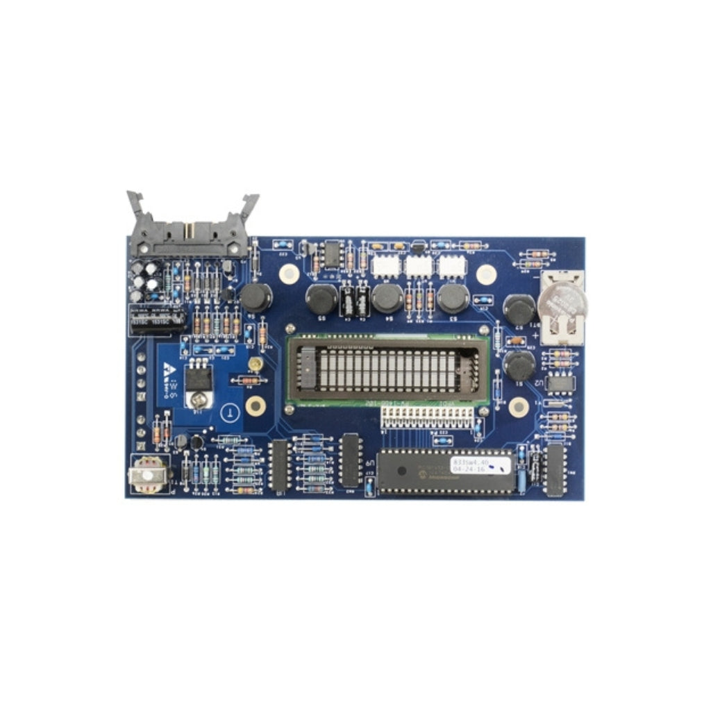 AutoPilot Pool Pilot salt chlorine generator control board front view with electronic components and display interface