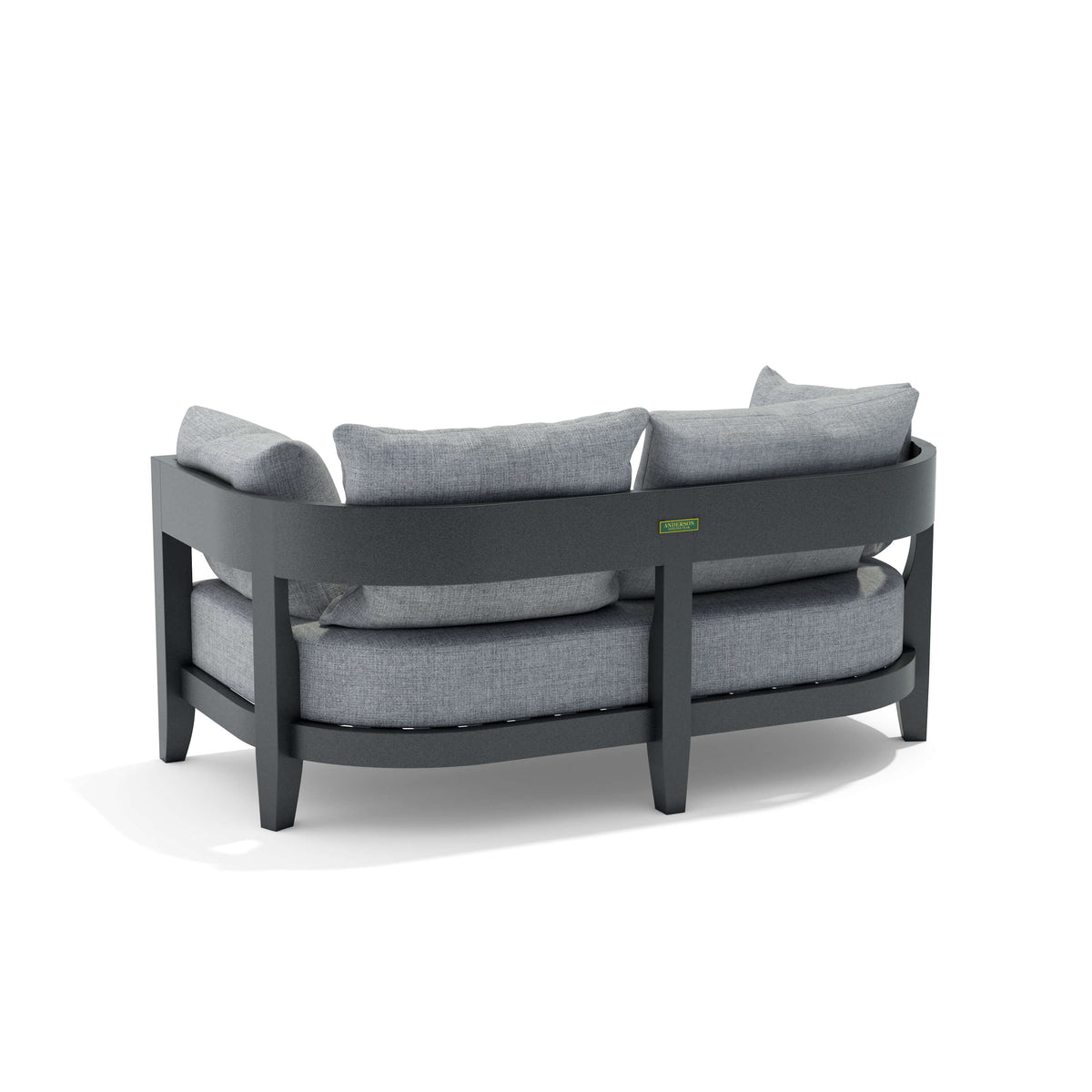 Anderson Teak Coronado Deep Seating Aluminum Loveseat