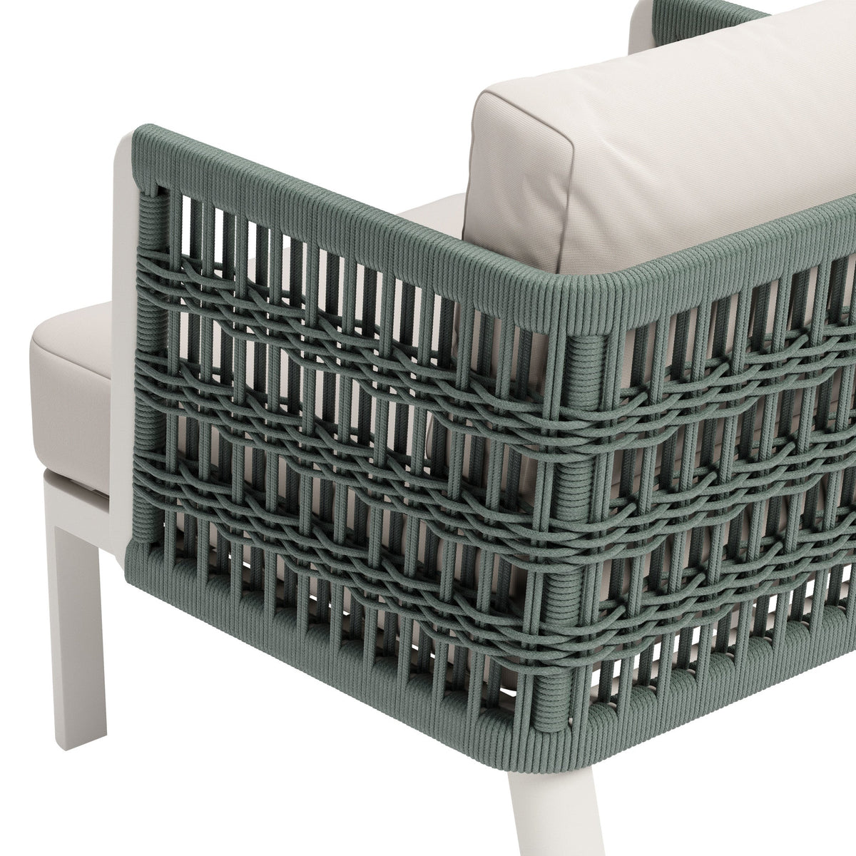 Bridgehampton Outdoor Patio Armchair, White