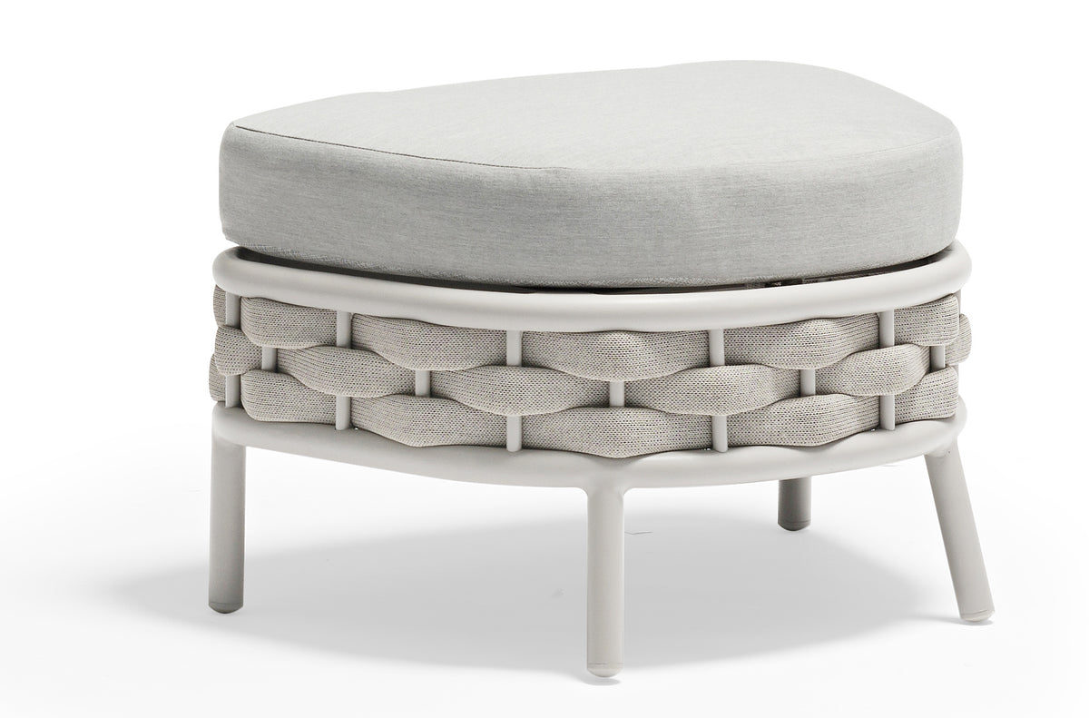 COUTURE Jardin Loop Ottoman in Greige