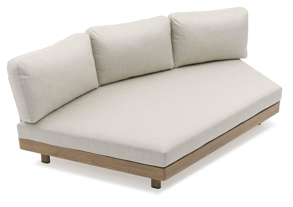 COUTURE Jardin Lounge Left Hand Three Seater Sofa in Oak
