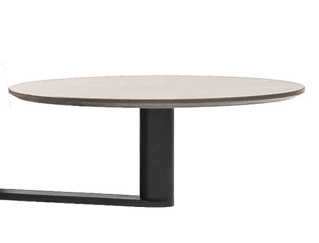 COUTURE Jardin Noble Side Table in Anhtracite HPL