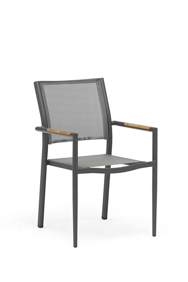 COUTURE Jardin Polo Dining Chair in Anthracite