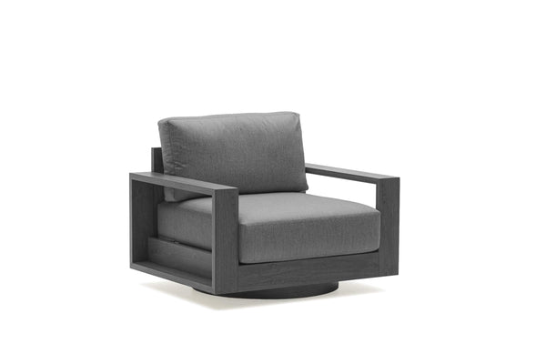 COUTURE Jardin Sky Swivel Chair in Anthracite