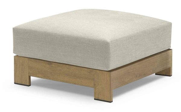 COUTURE Jardin Sky Ottoman, Oak Top in Oak
