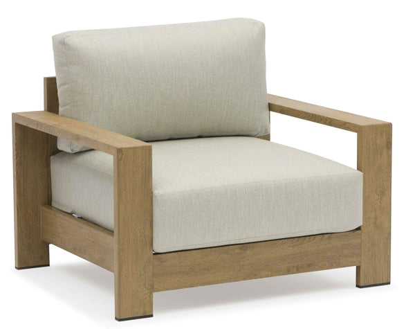 COUTURE Jardin Sky Occasional Chair, Oak Top in Oak