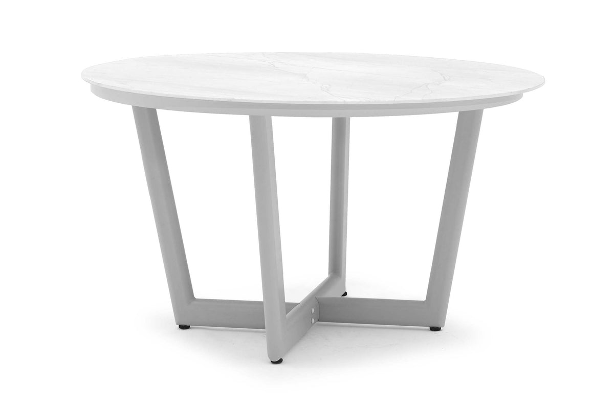 COUTURE Jardin Cuddle Round Dining Table in Light Grey
