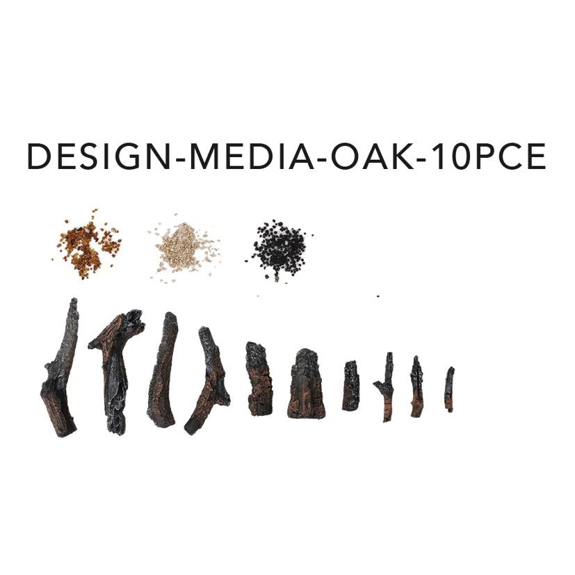Amantii DESIGN-MEDIA-OAK-10PCE oak media kit