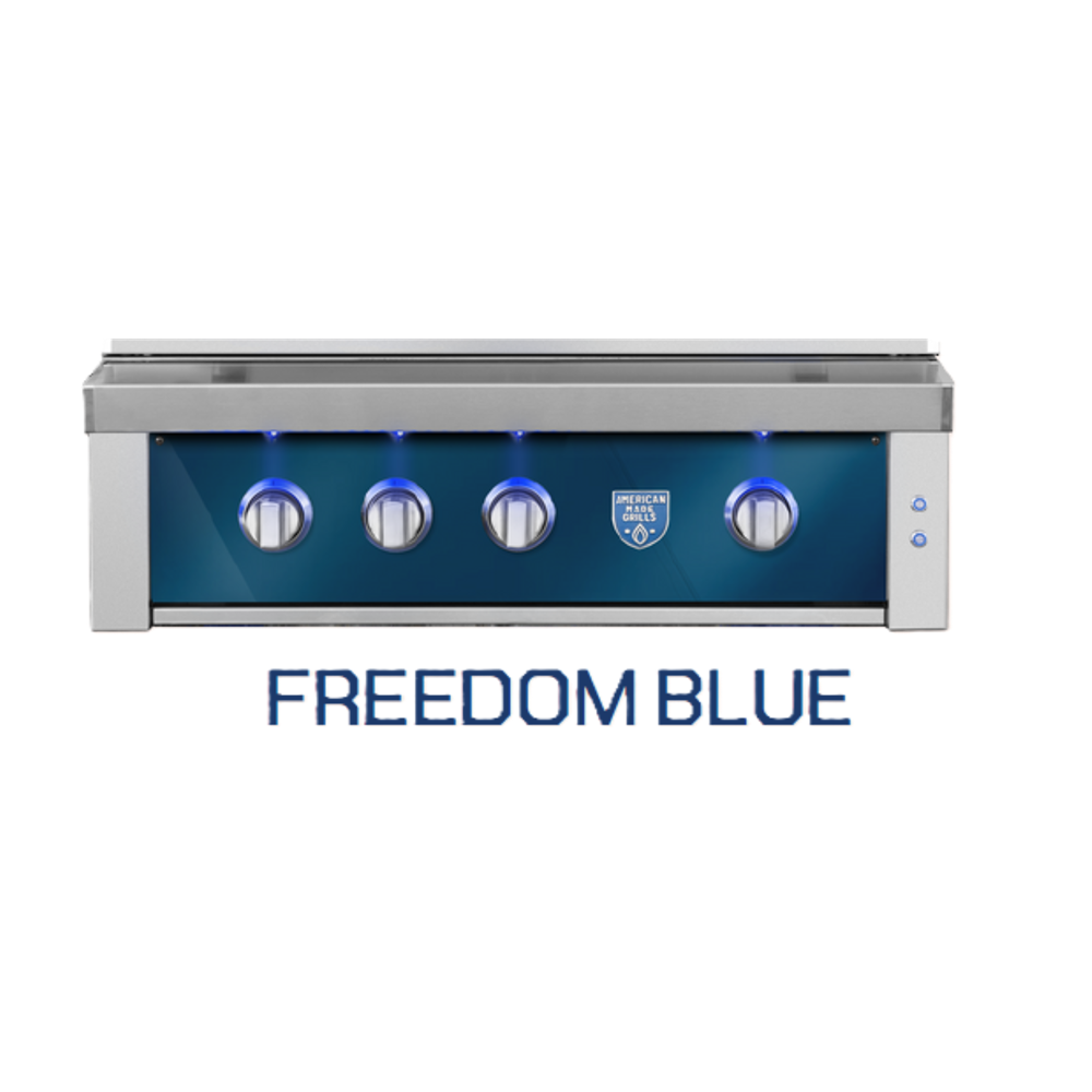 American Made Grills FACE-FRBLUE-30 Freedom Blue faceplate for 30-inch Estate and Freedom grills