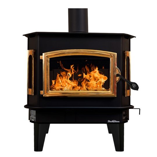 Buck Stove FP 81G Model 81 wood stove with gold door