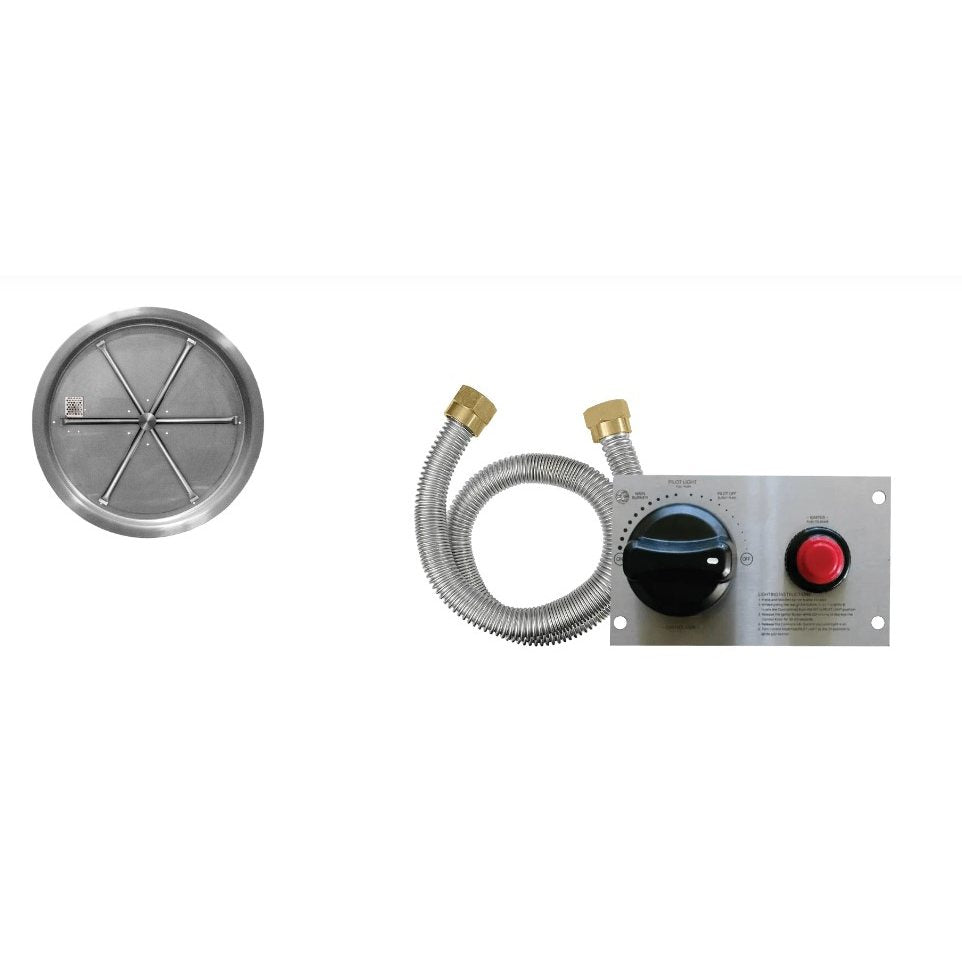 Firegear FPB-33RBS31TPSI-P 33-inch round drop-in propane TPSI burner system