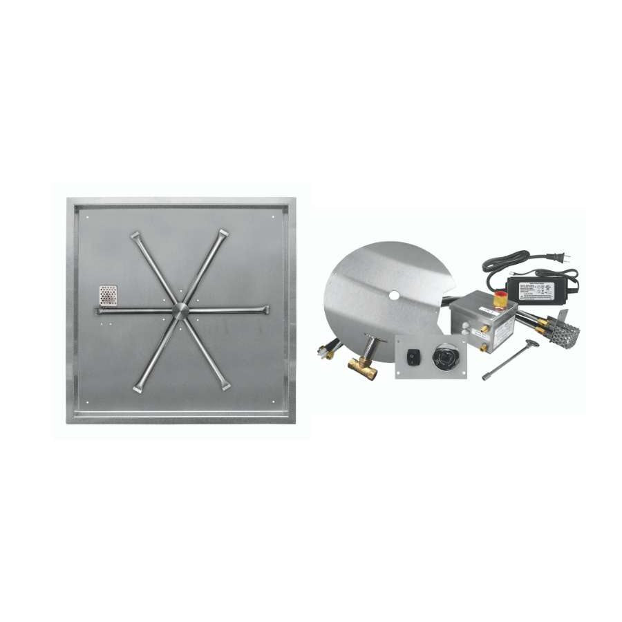 Firegear FPB-32SBSAWS-P 32-inch square drop-in propane AWS burner system