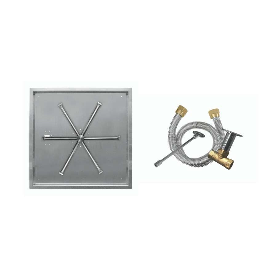 Firegear FPB-32SBS31MT-N 32-inch square drop-in natural gas Match Throw burner system