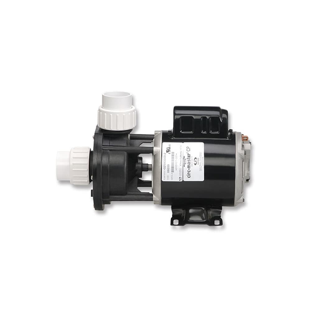 GECKO 1/8 HP CIRC-MASTER CMHP SERIES PUMP - SINGLE SPEED 230V CENTER DISCHARGE 1 ½ PLUMBING (1/15 OP HP)