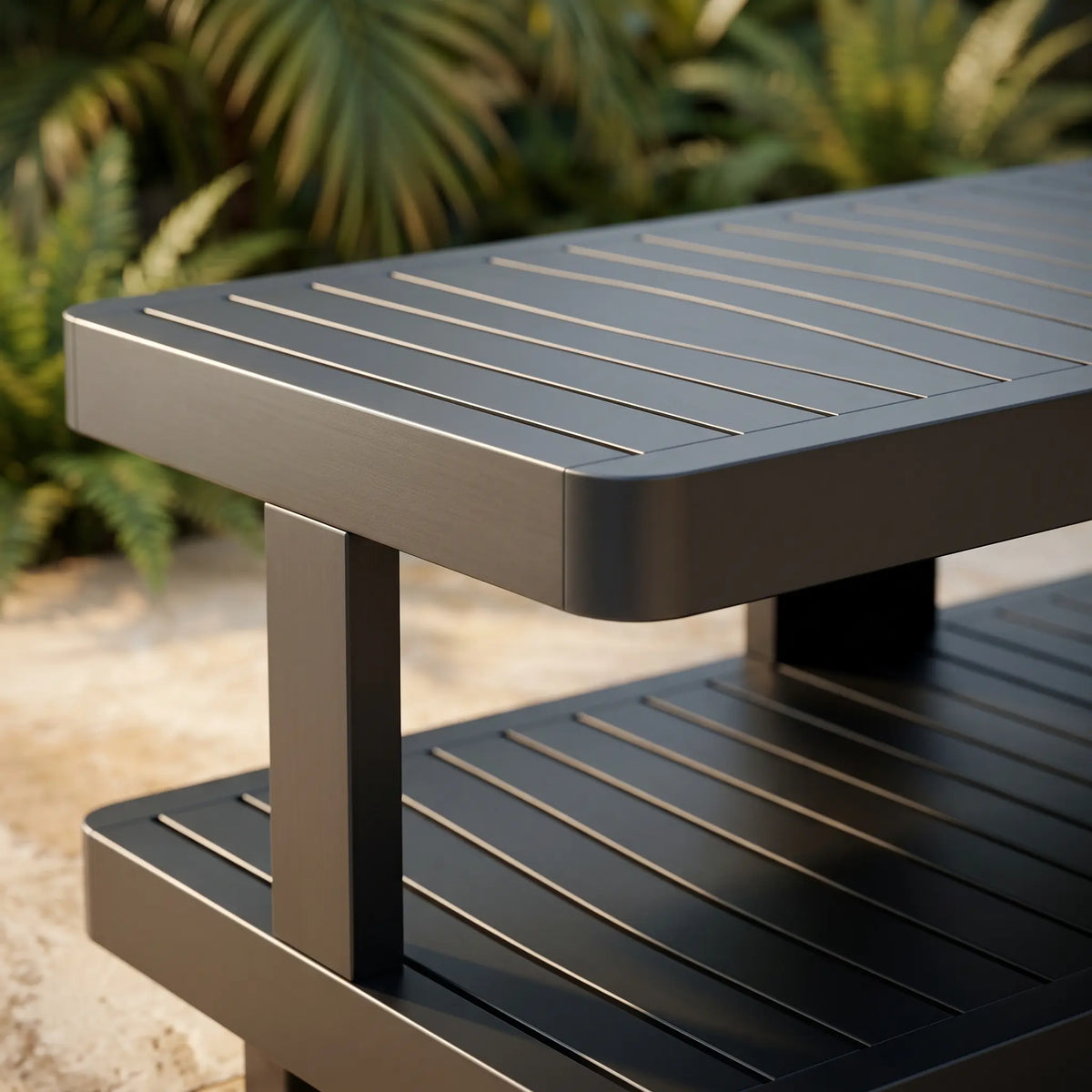 Anderson Teak Granada Aluminum Coffee Table