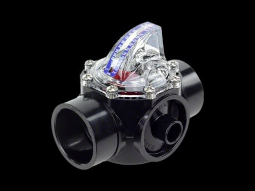 H2Flow Flow Meter with Check Valve, Velocity Scale, 2 inch, Schedule 40, model FV-2