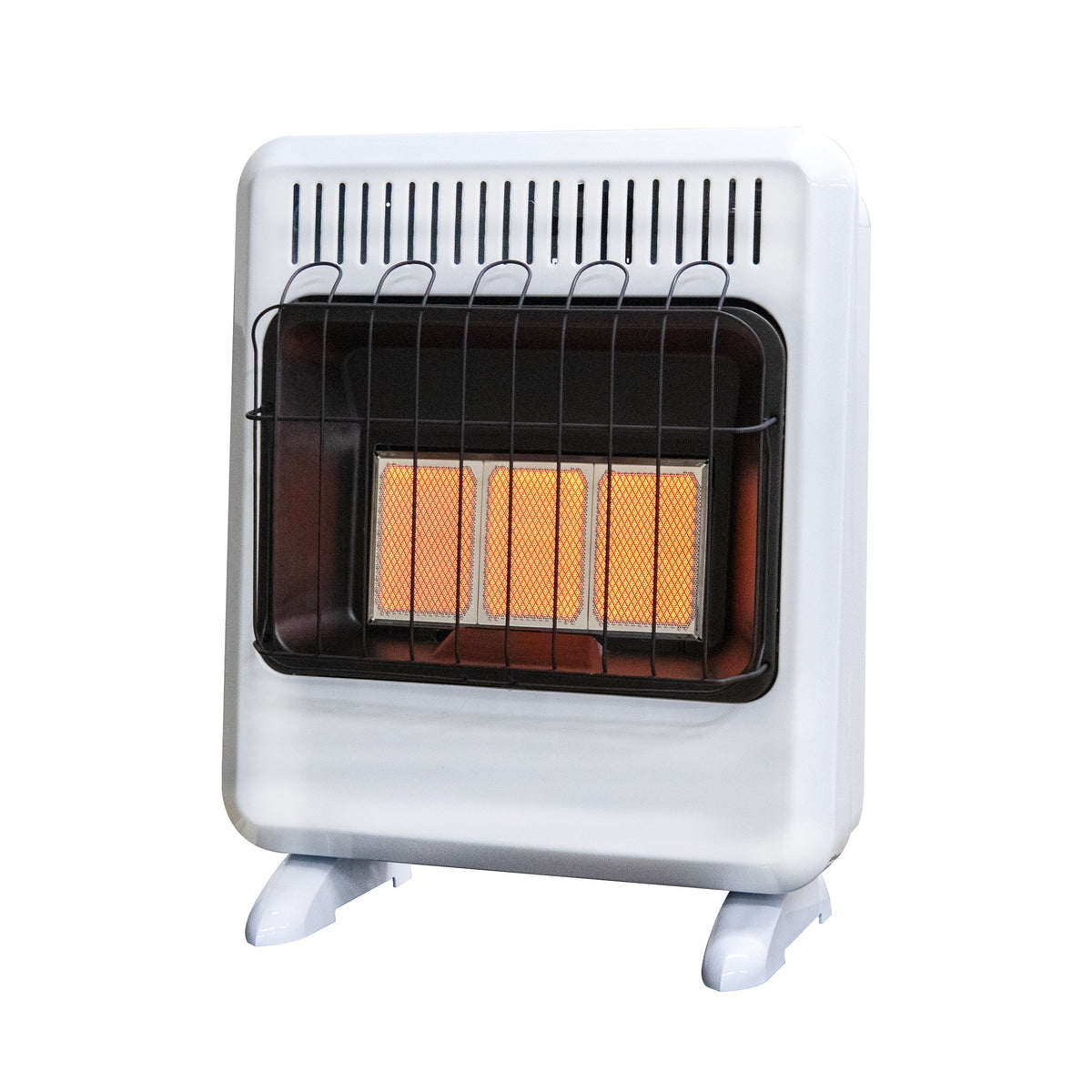 Heatstar vent free radiant natural gas heater, 20,000 BTU, with thermostat, HSSVFRD20NGBT