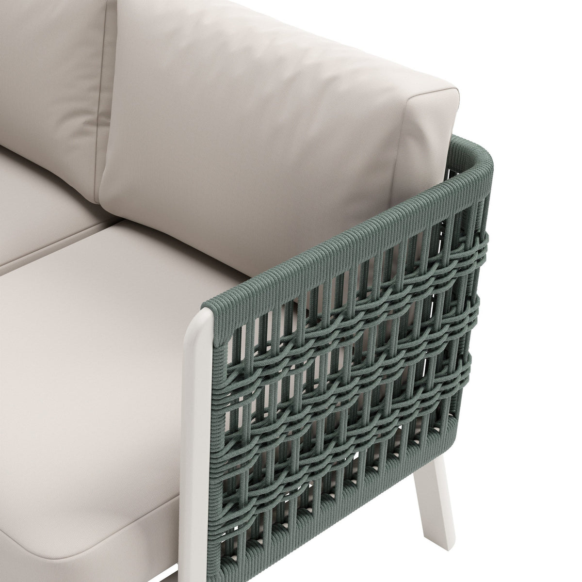 Bridgehampton Outdoor Patio Sofa, White