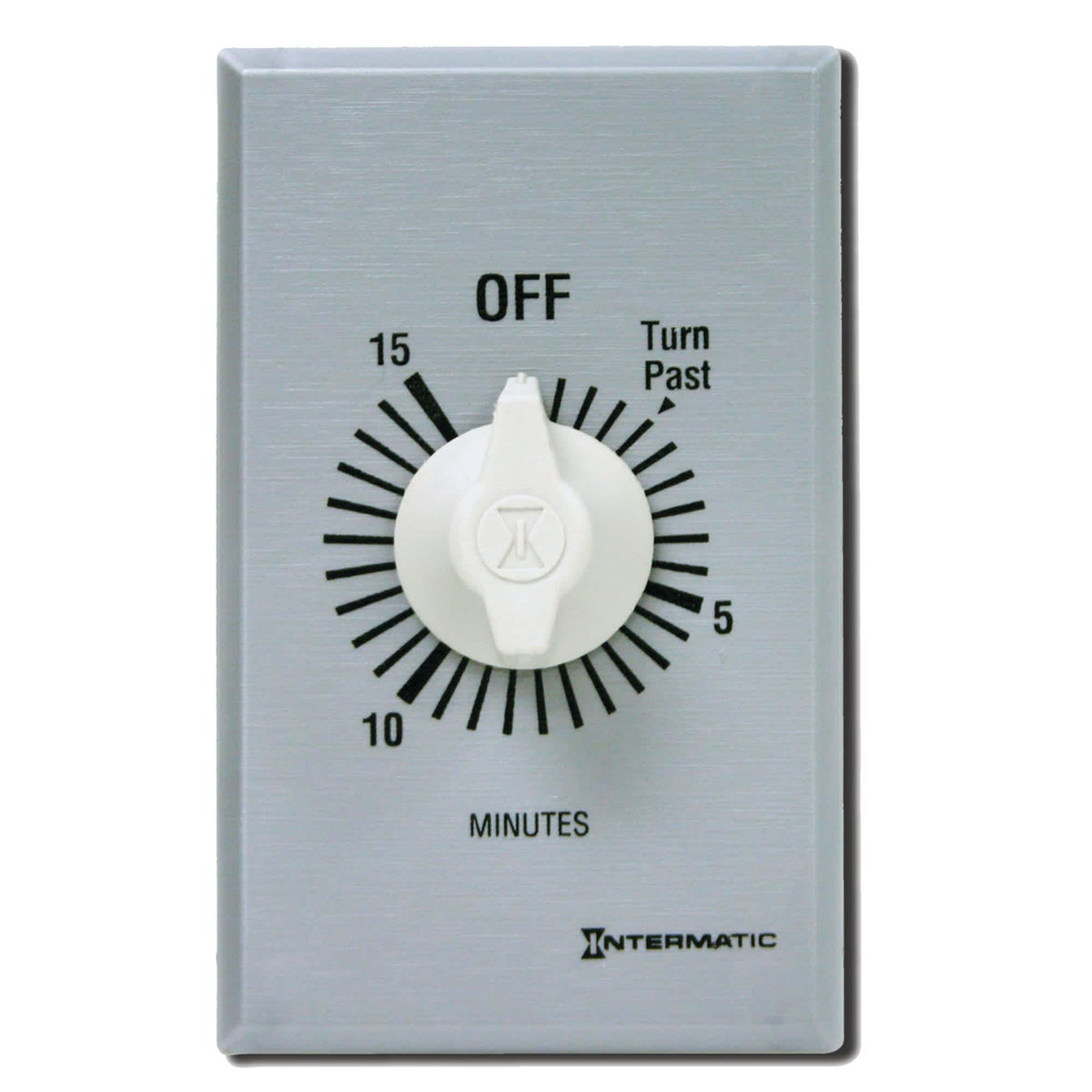 Intermatic 15 Minute Spring Wound Timer, 125-277V, DPST, No Hold, model FF415M
