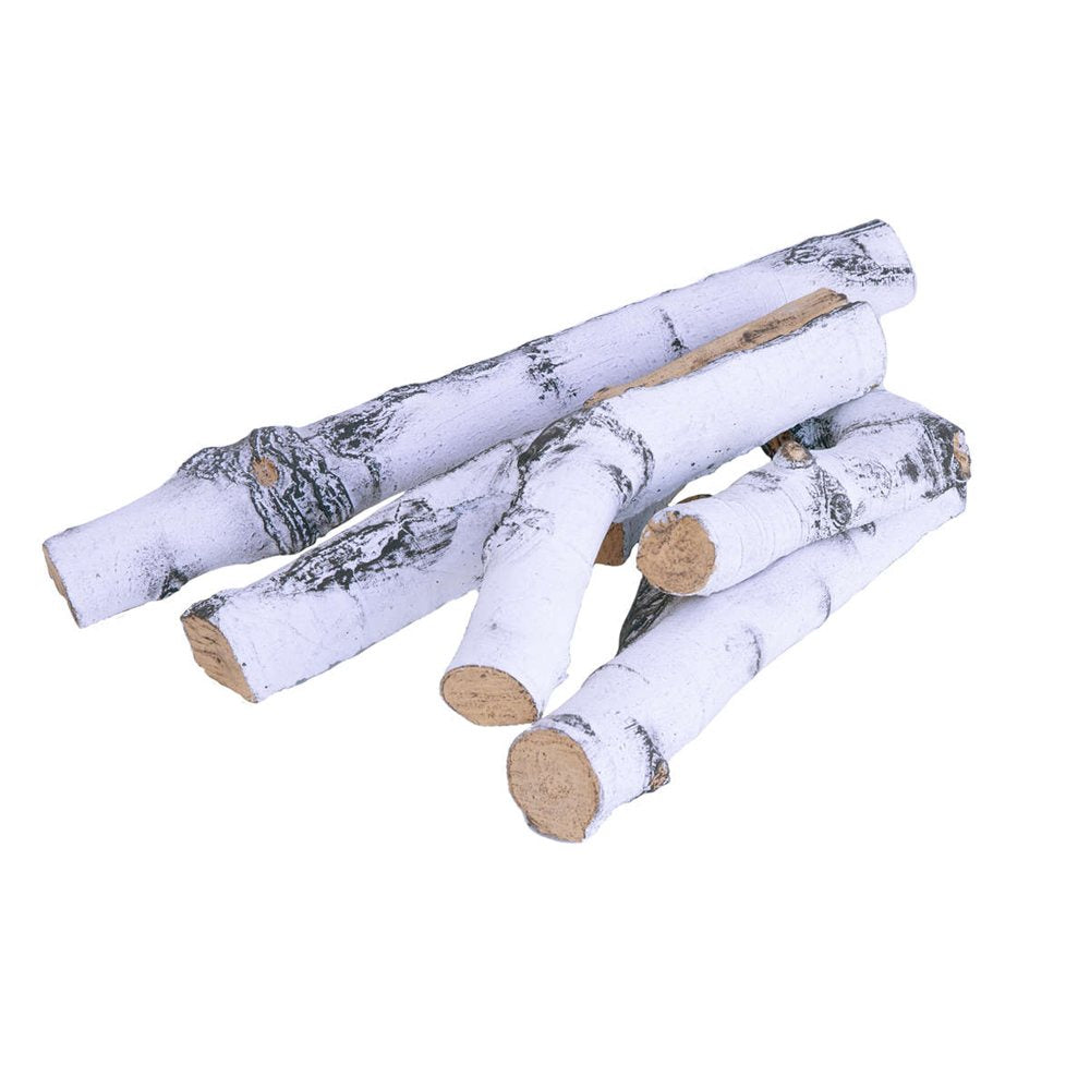 Firegear White Birch Concrete Log Set, 5 Piece - L-BR-3048