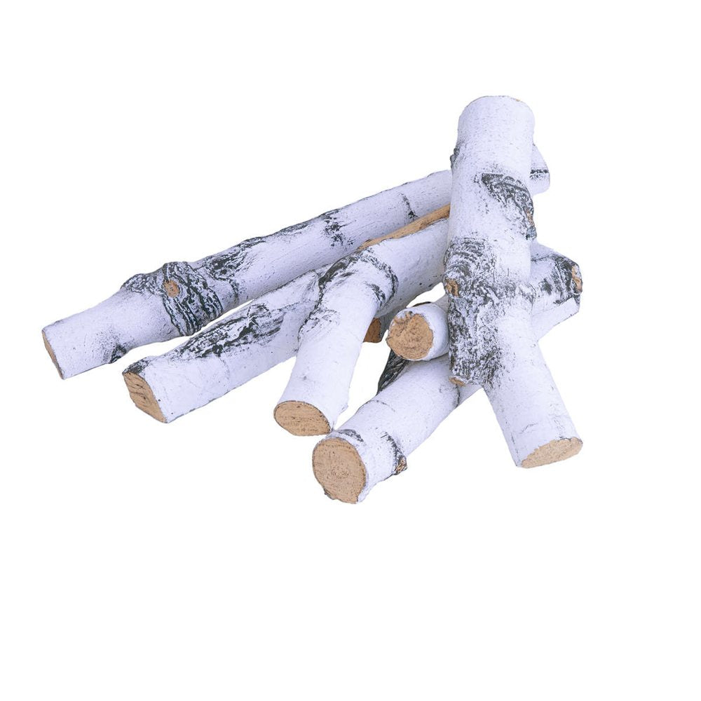 Firegear L-BR-6084 6-piece white birch concrete log set