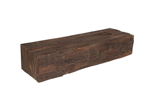 Lexington Hearth Hayloft Beam 24 inch mantel extension in Maduro