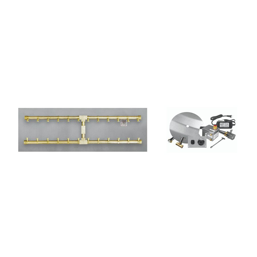 Firegear LOF-3610PS306AWS-P 36 x 10 propane AWS Pro H-burner system
