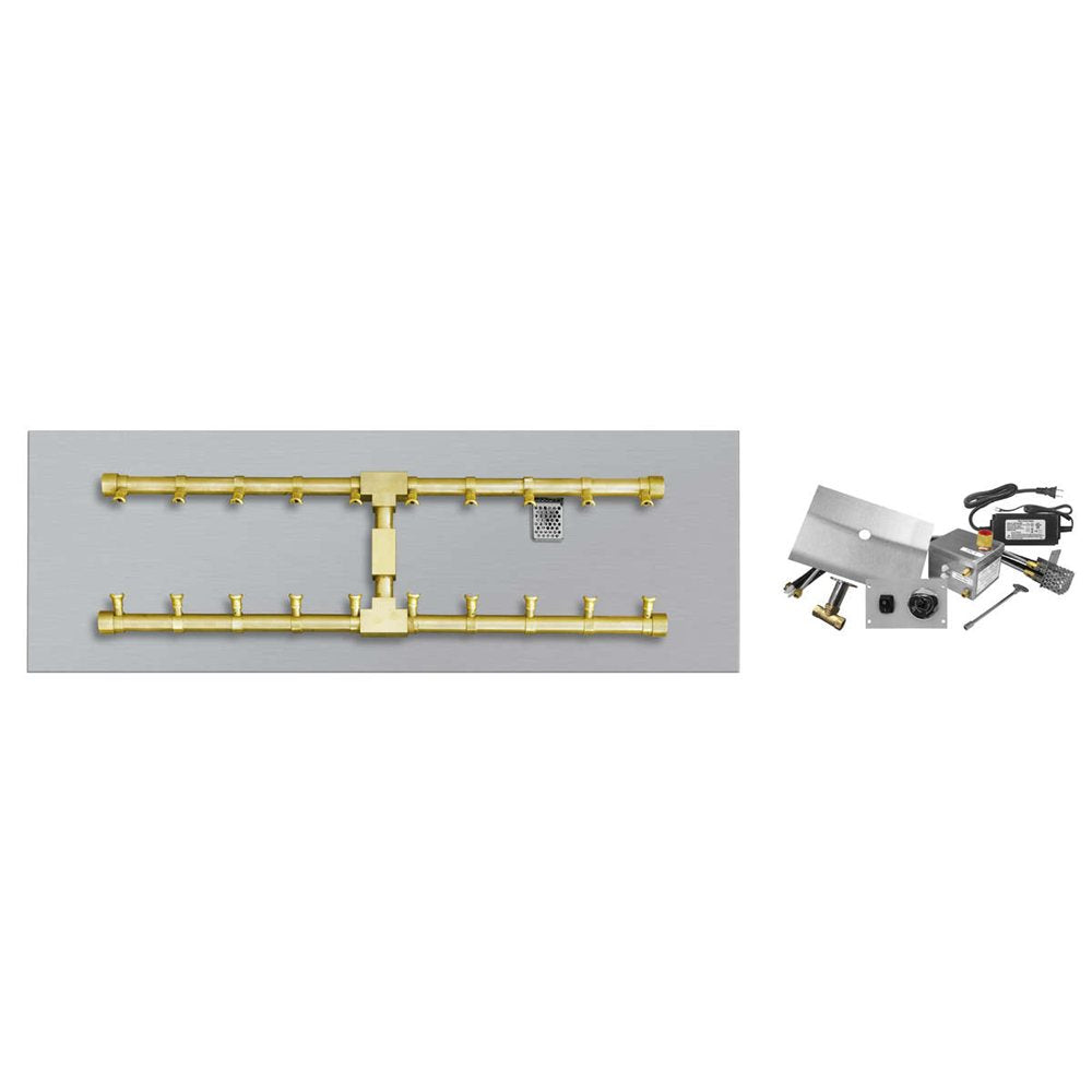 Firegear LOF-6010PS506AWS-P 60 x 10 propane AWS Pro H-burner system