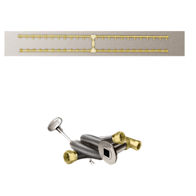 Firegear LOF-7210PS606MT-N 72 x 10 natural gas Match Throw Pro H-burner system