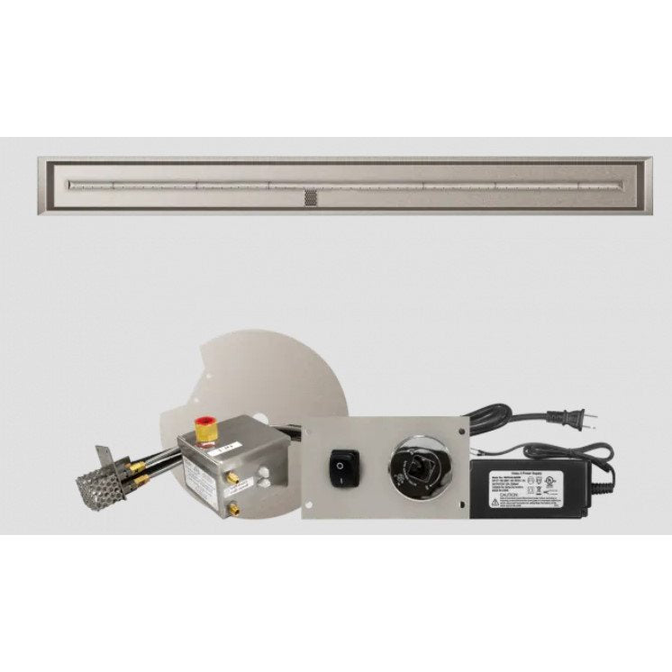 Firegear LOF-8406TAWS-N 84 x 6 natural gas AWS linear drop-in T-burner system