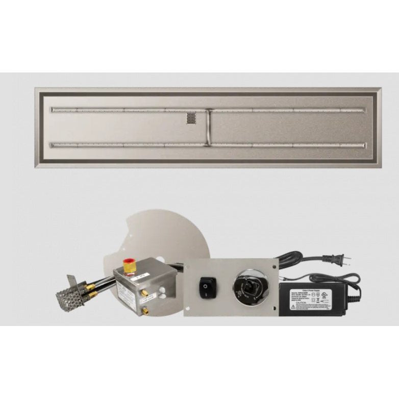 Firegear LOF-8416HAWS-P 84 x 16 propane AWS linear drop-in H-burner system