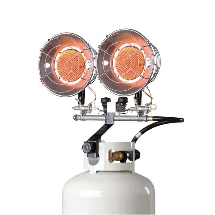 Mr. Heater Double Tank Top Heater, 30,000 BTU, Propane, model MH30T